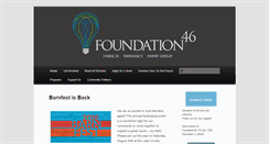Desktop Screenshot of foundation46.org