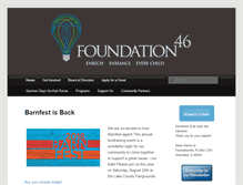 Tablet Screenshot of foundation46.org